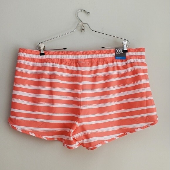 Columbia NWT Coral stripe Bogatta Bay stretch active wear shorts Women's XXL - Picture 6 of 7